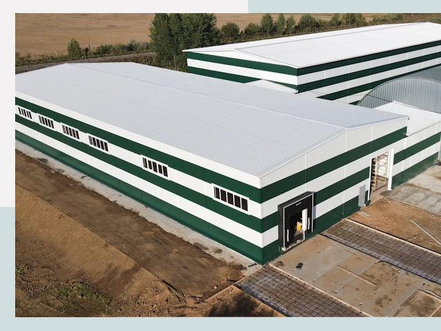 Строительство овощехранилищ в Донском