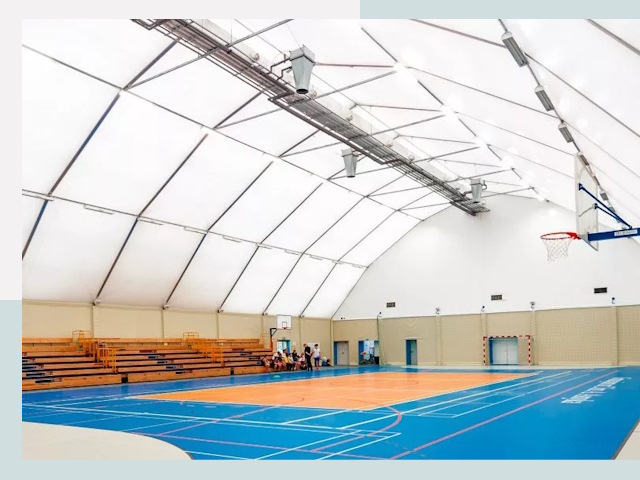 Строительство спортивных залов в Донском