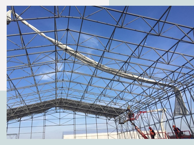 Шатровые ангары от 608 руб. в Донском и Тульской области