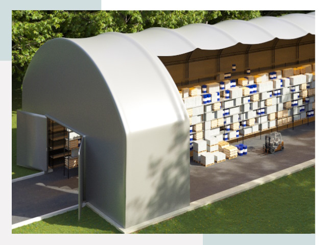 Тентовые ангары в Донском