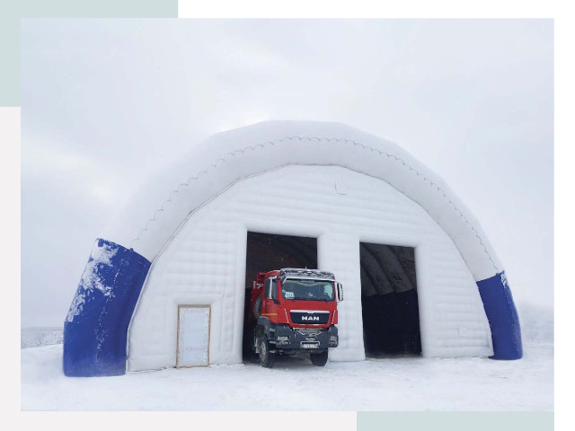 Мобильные ангары в Донском