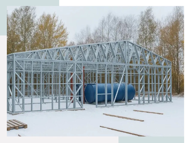 Металлические ангары в Донском