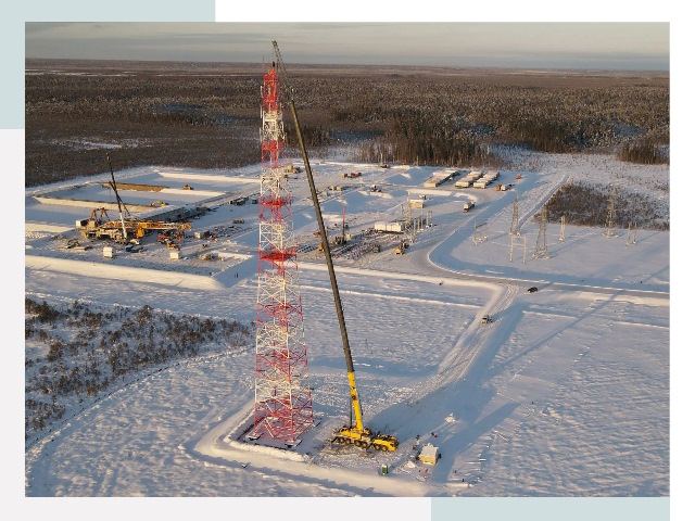 Мачты связи в Донском