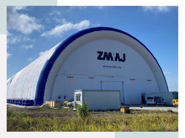 Брендирование ангаров в Донском