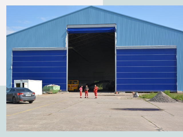 Ангарные ворота в Донской от СтальСтрой-Днс по цене 608 руб.