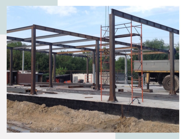 Фундамент для ангаров в Донском