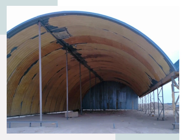 Реконструкция ангаров в Донском