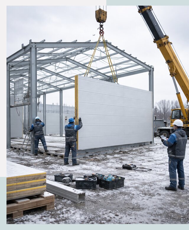 Строительство холодильных складов под ключ в Донском