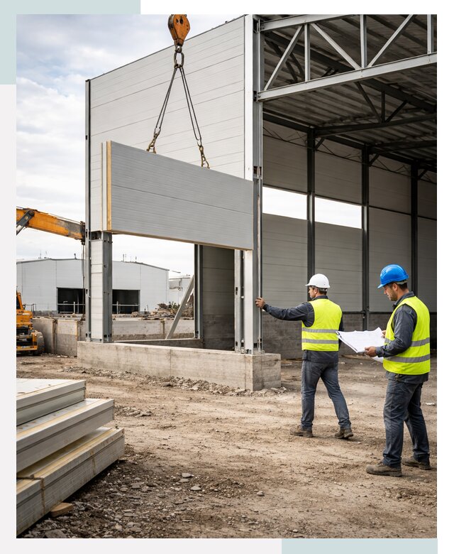 Склад из сэндвич панелей под ключ в Донском от 9625 р. | СтальСтрой-Днс