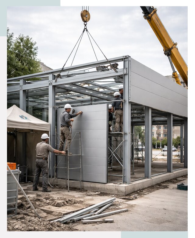 СтальСтрой-Днс: торговый павильон под ключ в Донском от 35462 р.