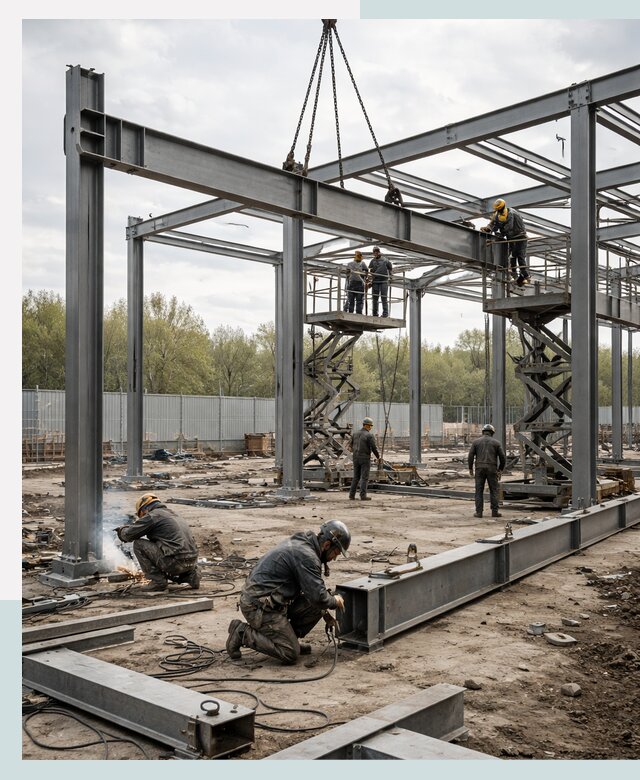 Строительство выставочных павильонов из металлоконструкций в Донском