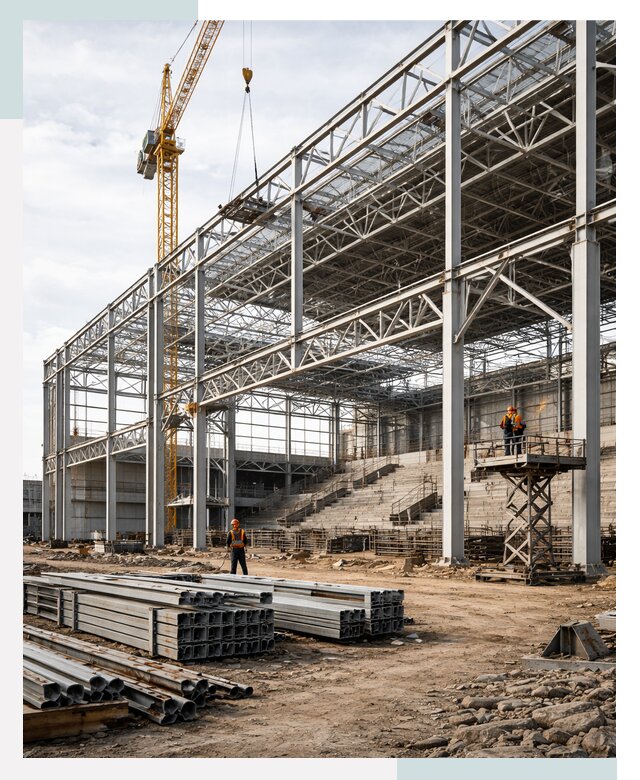 Строительство спортивных комплексов в Донском от 30396 р. | СтальСтрой-Днс